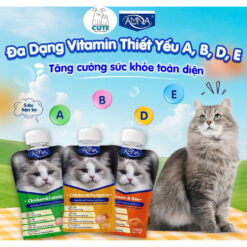 Amna - Súp Thưởng Nắp Vặn Dành Cho Mèo Kén Ăn Gói 100g