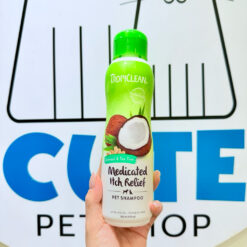 Sữa Tắm Cho Chó Mèo TropiClean Yến Mạch Trà Xanh 335ml – Dưỡng Ẩm, Giảm Ngứa, Dịu Da Nhạy Cảm