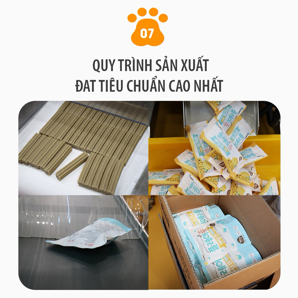 Bánh Thưởng Chó Dhuman Play Chew Dental Gum Cheese 10g – Snack Chó Sạch Răng, Ít Dị Ứng, Dễ Tiêu Hóa, Vị Phô Mai - Ảnh 4