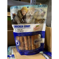 Snack Chó AIRRY Chicken Jerky – Thịt Ức Gà Sấy Khô 95% Protein 400g