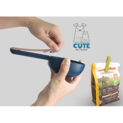 MUỖNG XÚC THỨC ĂN CHO CHÓ MÈO CÓ KẸP KHÓA TÚI – 2 TRONG 1 TIỆN LỢI