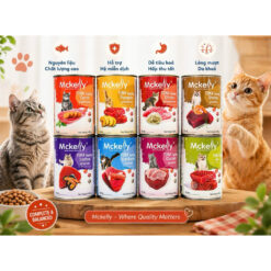Pate cao cấp cho mèo McKelly Cat Food, Lon 400g