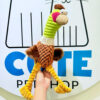 Đồ Chơi Chó Mèo Hình Gà Phát Tiếng Dài 40cm – Thú Nhồi Bông Squeaky Toy Cho Chó Cắn Gặm Giảm Stress