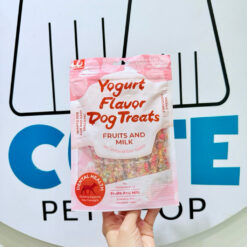 SNACK DẠNG GẬY SỮA – TRÁI CÂY VỊ YOGURT CHO CHÓ 100G