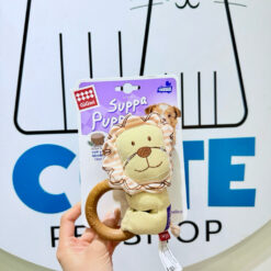 GiGwi Suppa Puppa Plush Toy – Đồ Chơi Cao Cấp Hình Sư Tử Cho Chó Mèo