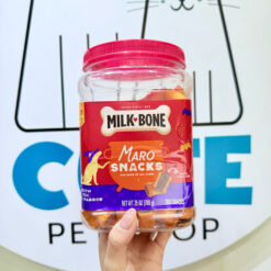 (10 Viên) Milk-Bone Maro Snacks – Bánh Thưởng Cho Chó Nhân Tủy Xương Mỹ