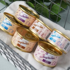 Pate dành cho mèo mọi lứa tuổi cung cấp dinh dưỡng cao Myvef 80g vị gà, bò, gà và cá ngừ Hàn Quốc